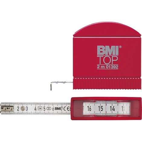 BMI Taschenbandmass m.Sichtf.3mx13mm weiß (1/2)