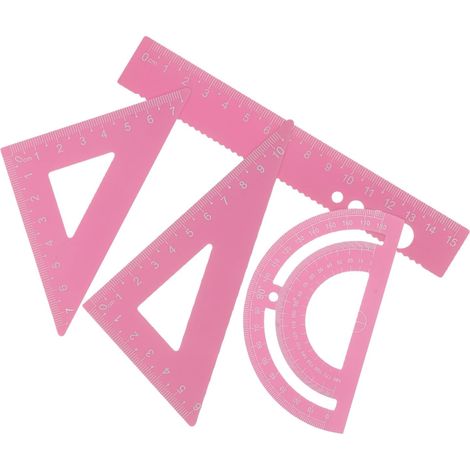 Kit de géométrie mathématique, règle mesure multi, angles (1/5)