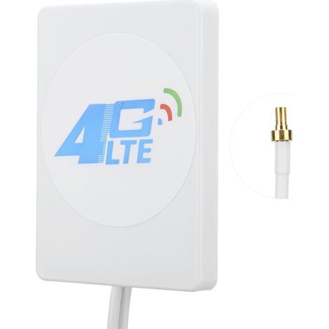 Amplificateur de Signal 4G LTE Antenne Externe 28dbi pour Routeur avec Connecteur CRC9 et Adaptateur (1/5)