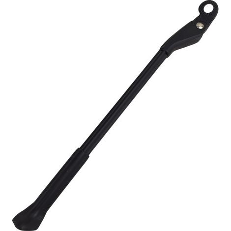 Support vélo en aluminium, hauteur réglable, béquille arrière latérale pour vélos 22"-29" et roues 700C, noir (1/5)