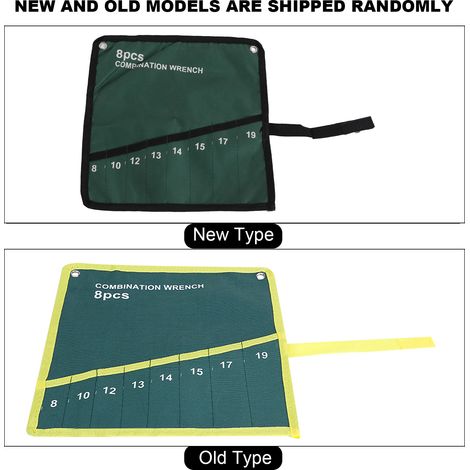 Sac de rangement à outils à roulette en canvas avec poches multiples (8 poches) – Organiseur portatif pour clés, pinces et équipement (1/5)