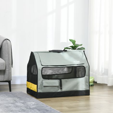 Remolque para perros, remolque para bicicletas, remolque para mascotas, 1 banderín, para perros de hasta 10 kg, verde + negro