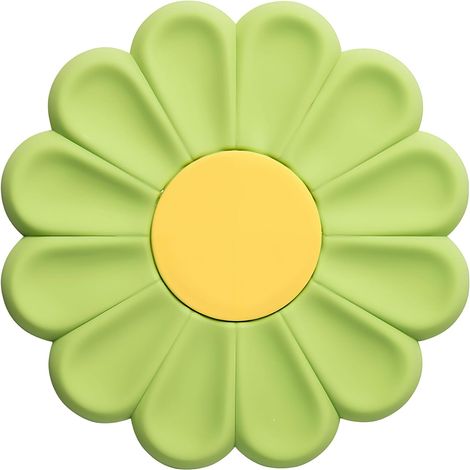 Dessous de plat en silicone 17 cm, antidérapant et résistant à la chaleur pour casseroles et plats chauds. (1/5)