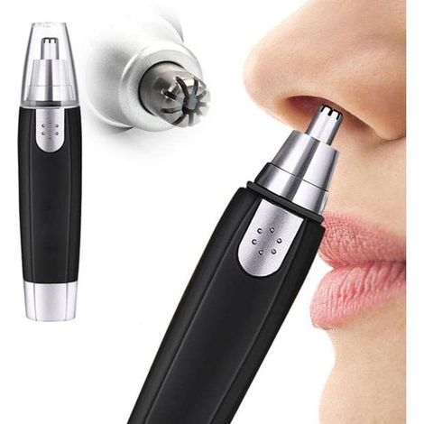 Tondeuse Nez et Oreilles 3 en 1 Homme Femme, Épilation Indolore, Imperméable, Idéal Voyage, Coupe Sourcils et Poils du Visage (1/4)