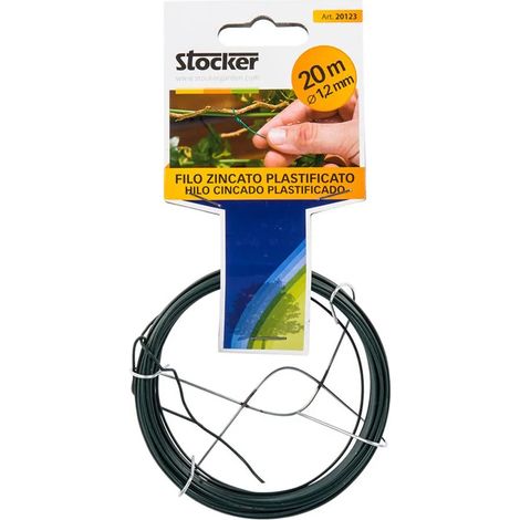 Fil de fer stocker zinc galvanisé 20 m 2 mm
