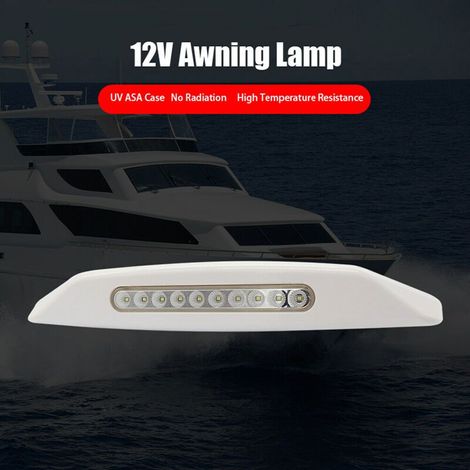 RHG 12V LED Auvent Lampe Étanche Extérieur Lampes Barre Lumineuse pour Camping-Car Caravane RV Van Camper (1/5)