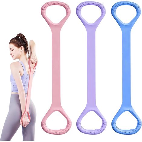 3 x Resistance Bands in the Shape of 8 Bands, 45 cm (1/5)