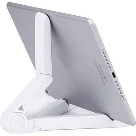 Support réglable pour tablette Blanc