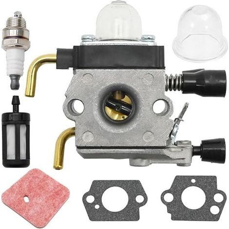 Vergaser-Reparatursatz 41401200619 für STIHL FS38 FS45 FS46 FS55 FS55R FS55RC KM55 HL45 KM55R HL45 FS45C FS45L FS45EZ FS55EZ FS55C, Ersatzteilnummer 41371200608. (1/4)