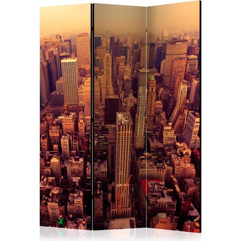 Paravento - Bird Eye View Of Manhattan, New York [Room Dividers] - 135x172 (1/4)