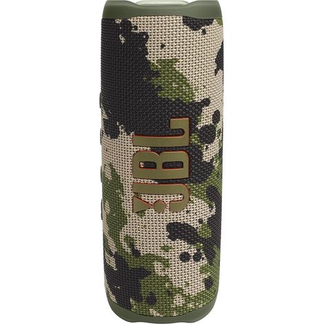 JBL Altavoz Bluetooth portátil Flip 6, altavoz resistente al agua y al polvo IPX67, compatible con JBL PartyBoost, hasta 12h de batería, en verde camuflaje