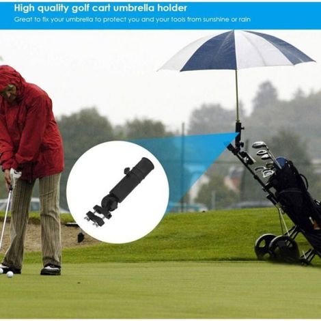 Porte-Parapluie - Pour Chariot De Golf - Réglable - Universel - 25 Cm - Diamètre Extérieur 45 Mm