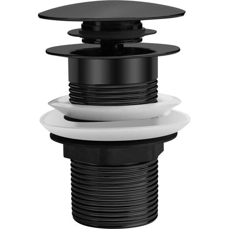 Bonde D'évier Universelle, Bonde De Vidange Pour Éviers Et Meubles Sous-vasque, Bonde De Lavabo À Clapet En Acier Inoxydable, Bonde Sans Trop-plein, Bonde De Lavabo (1/5)