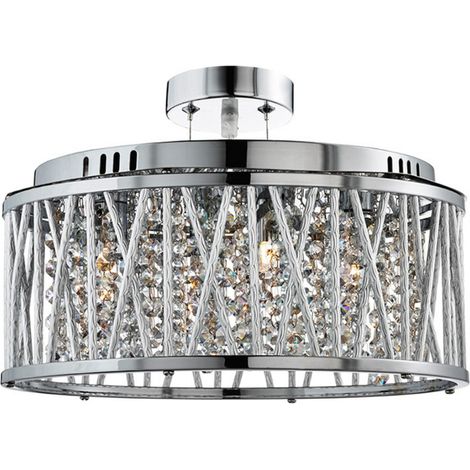 [NEUWERTIG] B-Ware Searchlight Hängeleuchte Elise Einflammig 5x G9 Deckenlampe Deckenleuchte Lampe (1/2)