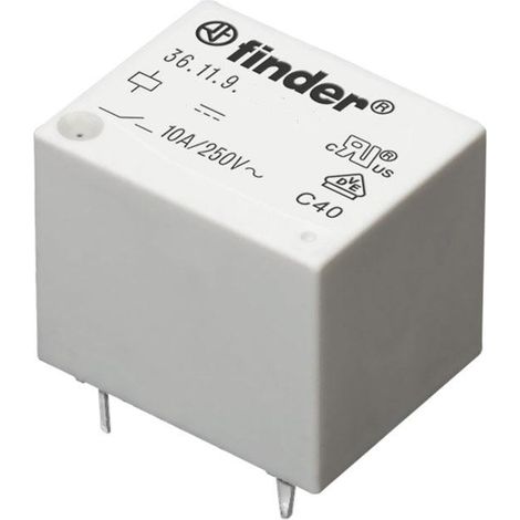 FINDER 36.11 RELE 12VDC 1Cto 10Amp