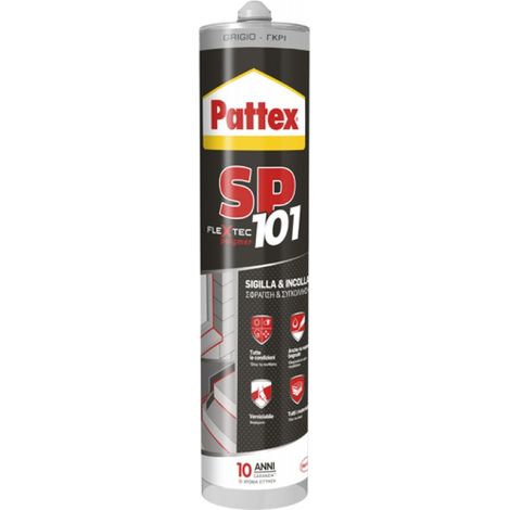 SILICONE SIGILLANTE POLIMERO PATTEX SP101 280ML GRIGIO