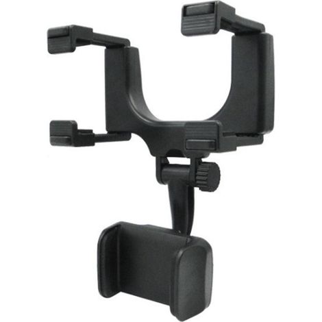 Support de téléphone pour rétroviseur de voiture, fixation GPS et enregistreur de conduite, accessoire auto pratique. (1/5)
