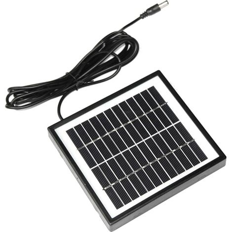 Panneau Solaire 12V 2W Pour Lumière Jardin Module Batterie Chargeur Port DC Pièces DIY