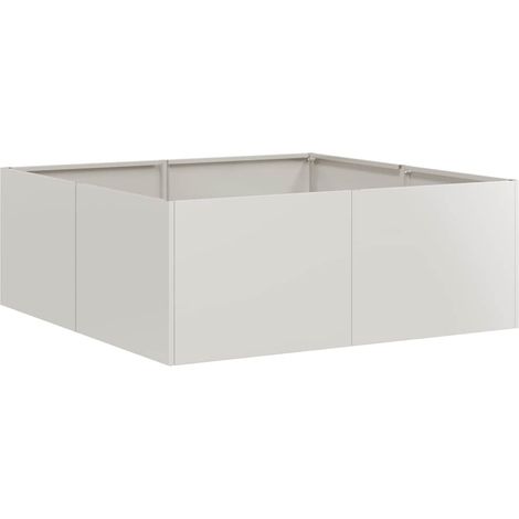 Maison Exclusive - Pflanzkübel 80x80x30 cm Edelstahl