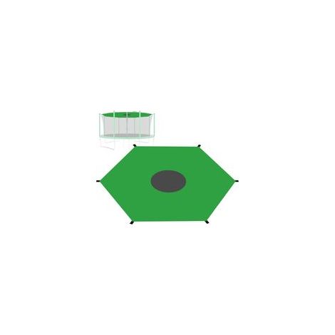 Housse de protection pour trampoline, housse imperméable adaptée aux trampolines de 6 pieds à 6 montants, housse d'extérieur résistante aux déchirures (1/5)