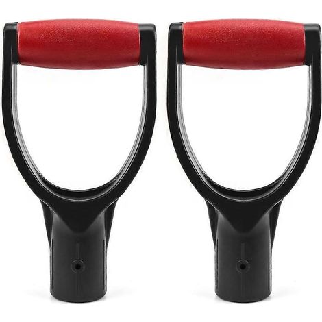 2 lot 1 4Inch Polypropylene plastique Spade Handle Shovel D Grip Handle pour Digging Raking outils (1/5)
