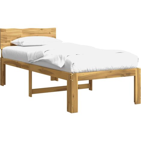 Letto Singolo con Testiera ROSTOCK Bianco 80 x 200 cm vidaXL (1/5)