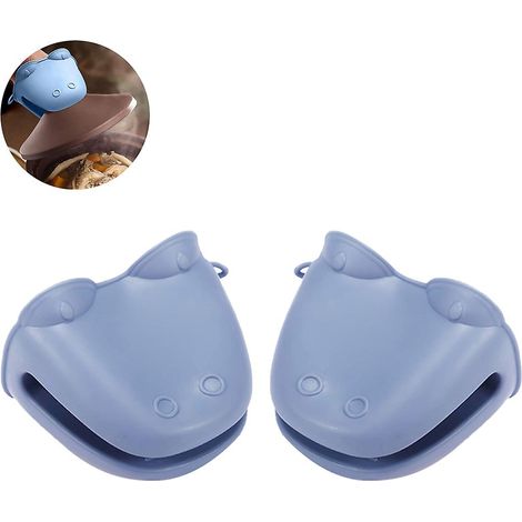 Gant De Cuisinière - En Silicone Résistant À La Chaleur Jusqu'à 250 °C - Pour Four Barbecue Et Cuisinière - Paire (1/5)