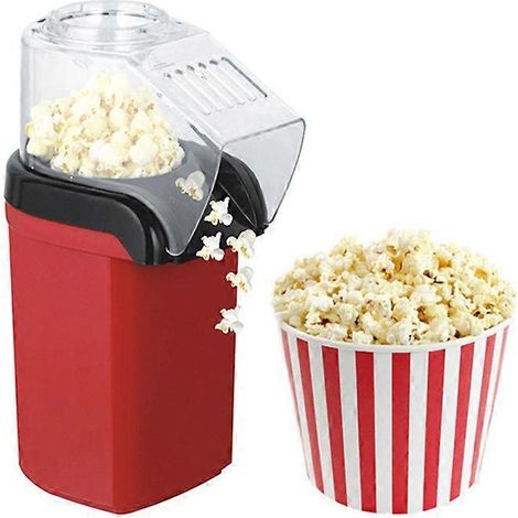 Machine à popcorn à air chaud rapide, machine à popcorn DIY avec verre doseur ( ) (1/2)