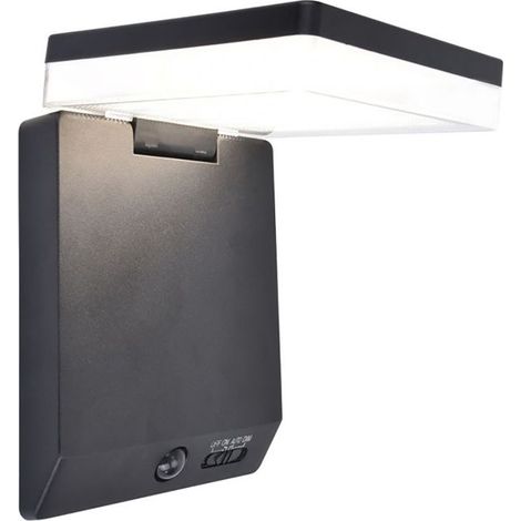 Applique esterno LED solare MOZE Lutec nera sensori (1/5)