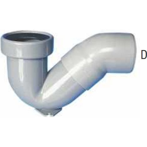 Sifone orizzontale polipropilene dn 110 45 gradi bampi bsiftur45