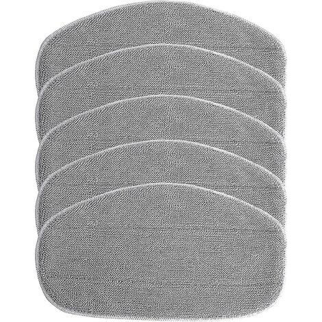 Leifheit Cleantenso Steam Mop Replacement Pads - Steam Mop Pads for Deep Cleaning, 5-Pack Microfibre Replacement Pads (1/4)