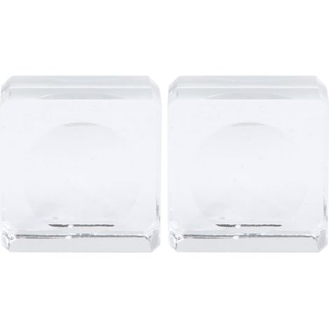 Socle transparent pour boule de cristal, support creux 3 cm, lot 2, (1/5)
