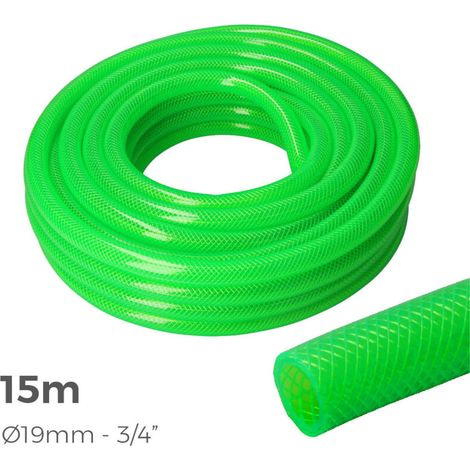 Tuyau D'arrosage Anti-torsion ø Intérieur 19mm ø Extérieur 25mm (3/4'') - Rouleau 15m