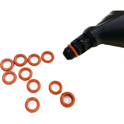 Gummi-O-Ringe, 10er-Packung, rot, Ersatzteile für Kärcher Dampfreiniger SC2, SC3, SC4 und SC5, für optimale Abdichtung und Langlebigkeit (1/4)