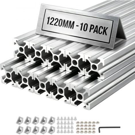 Profili Lineari in Alluminio Anodizzato, Set di Profilo 10 pezzi