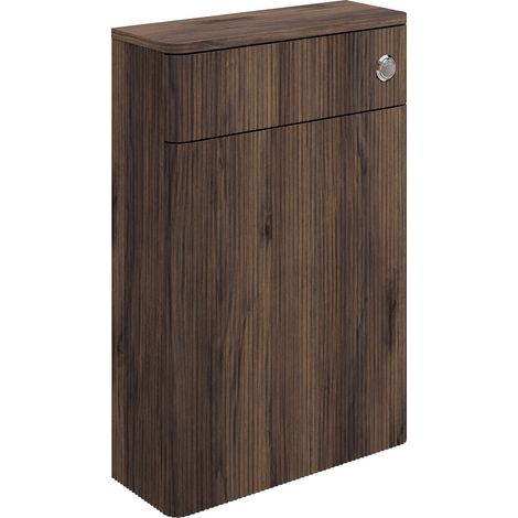 Signature Lucille Back to Wall WC Toilet Unit 550mm Wide - Textured Walnut