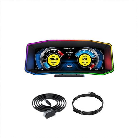 P4 OBD+GPS HUD 6,2 Zoll LCD-Bildschirm Head-Up-Display (1/5)