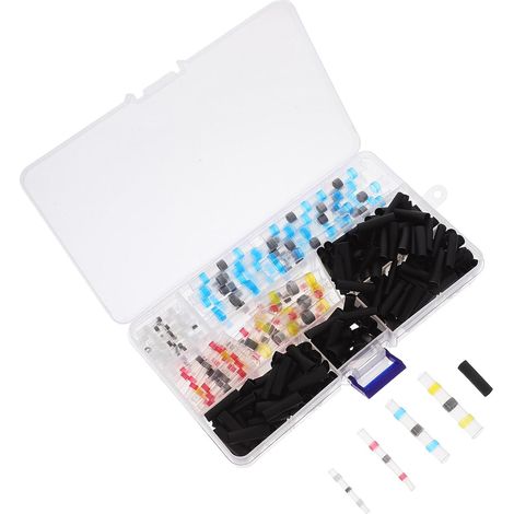 Kit de eurs Électriques Étanches à Souder 300pcs Gaine Thermorétractable en Plastique pour Électronique et Appareils Ménagers (1/5)