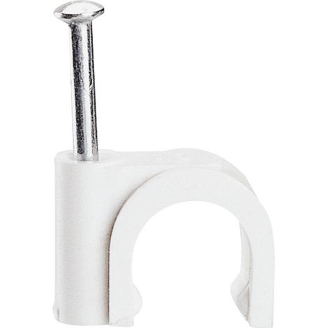 100 Attaches Fixfor blanche pour câble rond D.10mm LEGRAND 031559 (1/2)