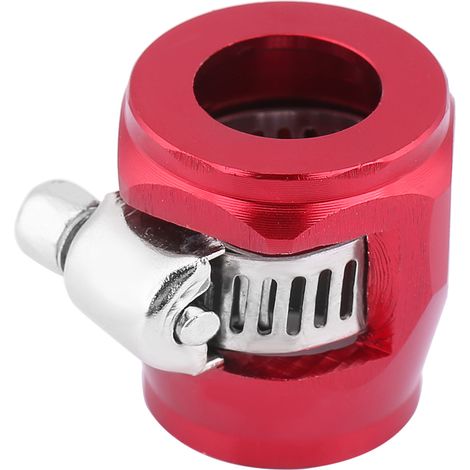 Raccord de tuyau AN12 24mm rouge, collier de finition pour durite d'huile/carburant/eau, connecteur de flexible automobile (1/5)