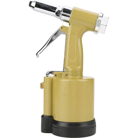 Pistolet pneumatique à rivets aveugles industriels, kit poseur de rivets 3.2-6.4mm, couleur jaune (1/5)