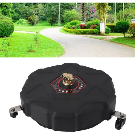 Nettoyeur de Sol Haute Pression 13 Pouces avec Roues et Tige Allongée Connecteur Rapide 1/4 pour Nettoyage Facile - KZQ (1/5)