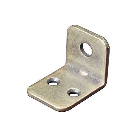 Squadretta per armadi nichelata 22 x 28 x 21 spessore 2 mm. - 4 pz.