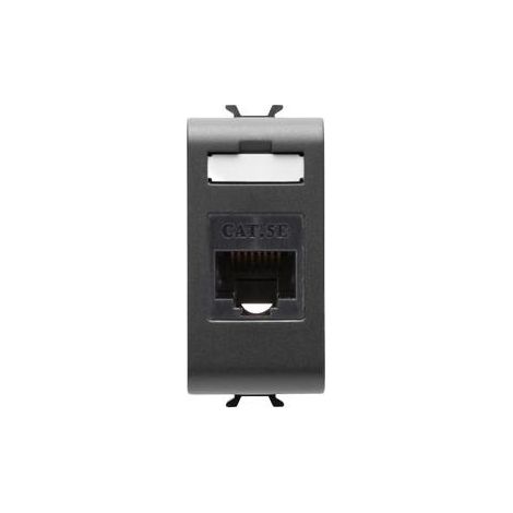 Connettore Rj45 1M Cat.5E Utp Nero (Gewiss Cod. Gw12421)