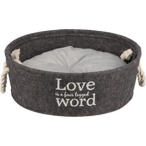Panier pour chien TRIXIE - Ø37cm - Gris - Pour chien (1/5)