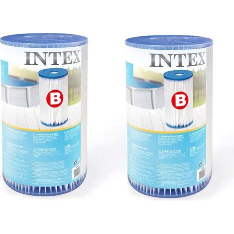 INTEX 29005 Ricambio cartone cartuccia per pompa filtro acqua piscina modello B Pezzi 2