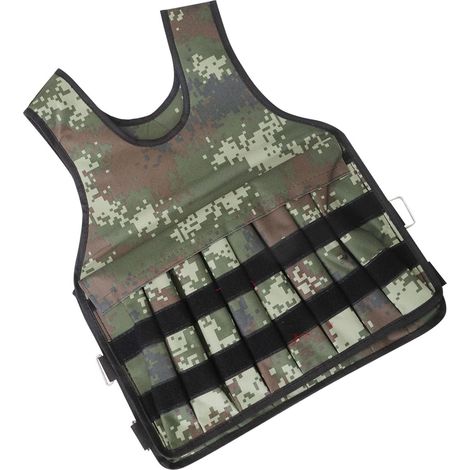 Gilet d'entraînement de résistance flexible, construction universitaire, ceintures ergonomiques modifiables, ajustement stable, équipement de construction musculaire cardiovasculaire, gilet (1/5)