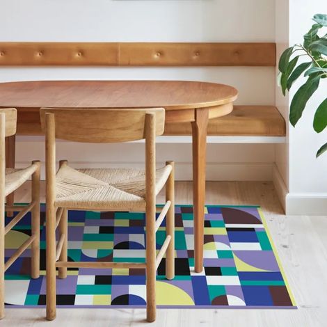 Tapis vinyle antidérapant - intérieur/extérieur - 120 x 200 cm - 99DECO (1/5)