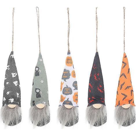 Lot de 4 poupées gnomes d'Halloween pour la décoration d'Halloween (1/3)