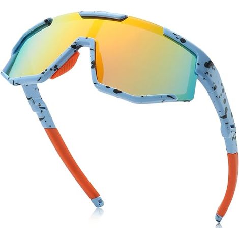 Leichte Fahrradbrille für Teenager, polarisiert, für Sportarten wie Radfahren, Tennis, Rugby, Laufen und Outdoor-Aktivitäten (1/4)